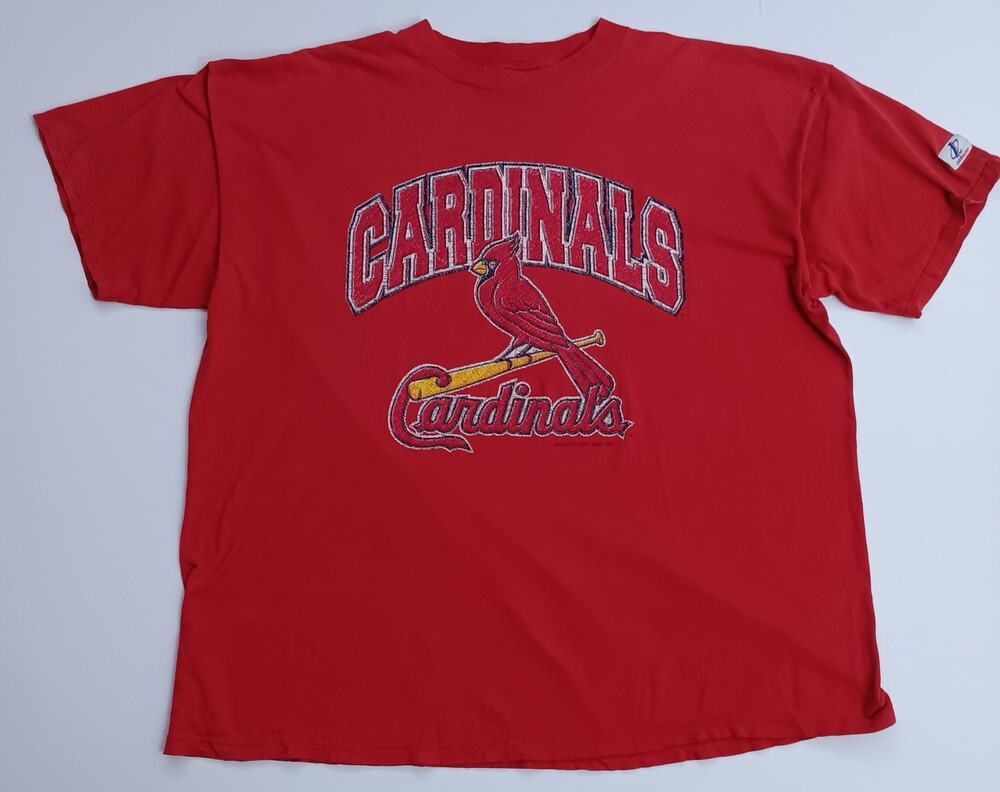 Vintage 1999 Arizona Cardinals T-Shirt Mens XXL Red Logo Athletic NFL Pro Line